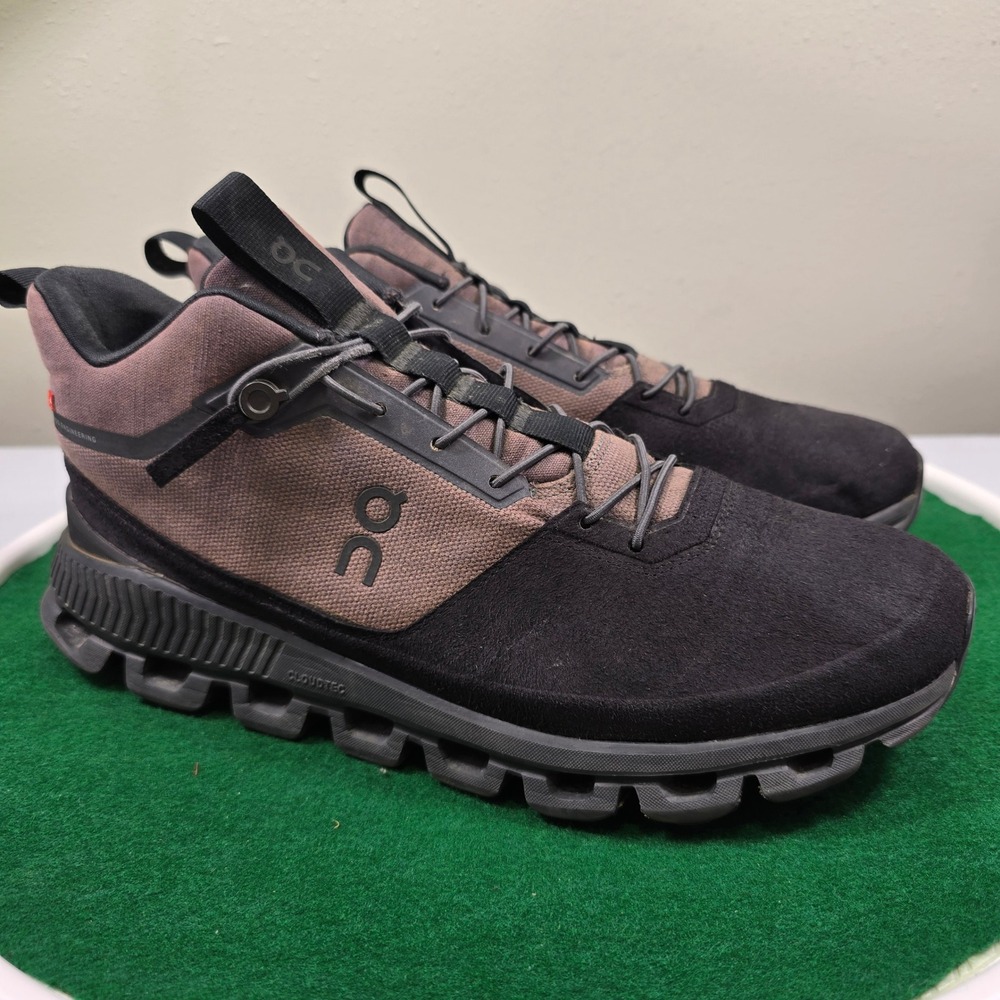 On Cloud Hi Eclipse Mid Top Sneakers Shoes Mens 11 Black/Brown 28.99486 Cloudtec - Picture 2 of 15